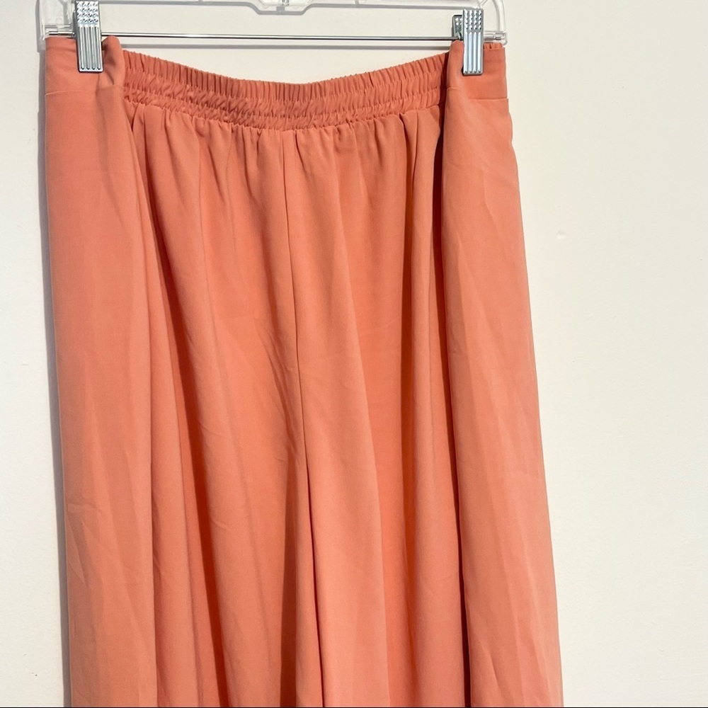 ➕ NWT Cato Coral Orange Light Weigh Wide Leg Pants Womens Plus Size 18/20 - Picture 6 of 11